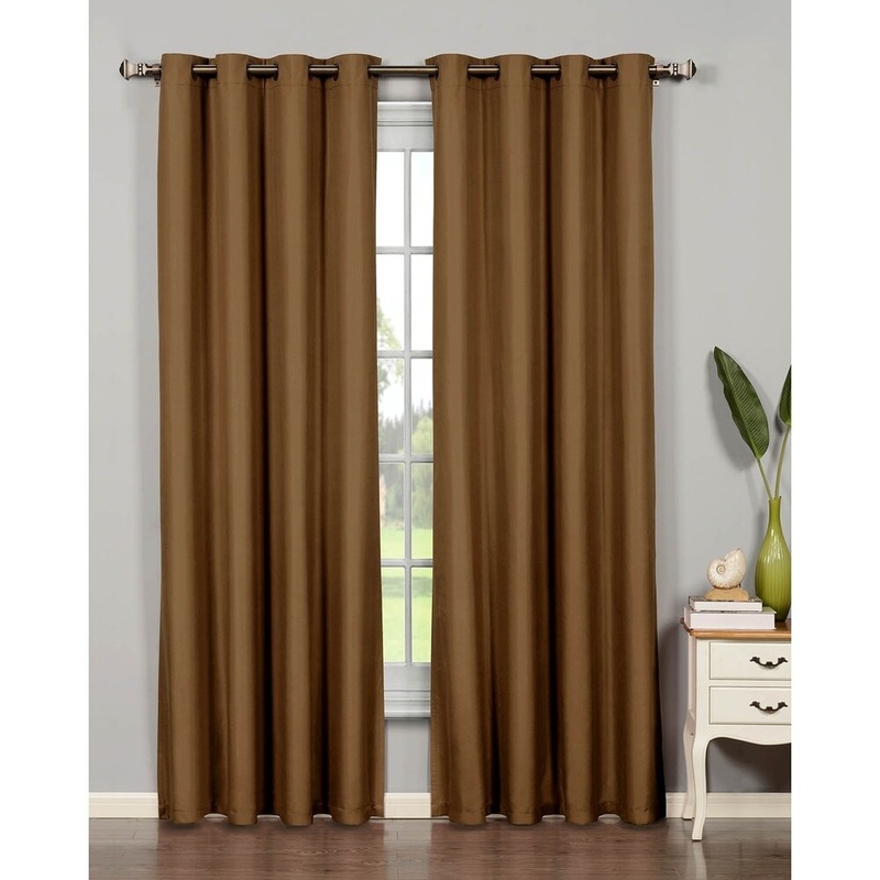 Bella Luna Euphoria Microfiber Room Darkening Extra Wide 84-inch Grommet Curtain Panel - 54 x 84 in. - 54 x 84 in.