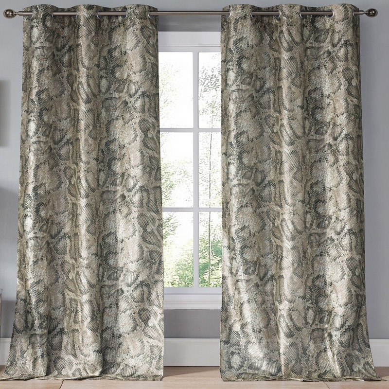 Beverly Kensie Grommet Window Curtain Panel Pair Set Of Two - 38X96"