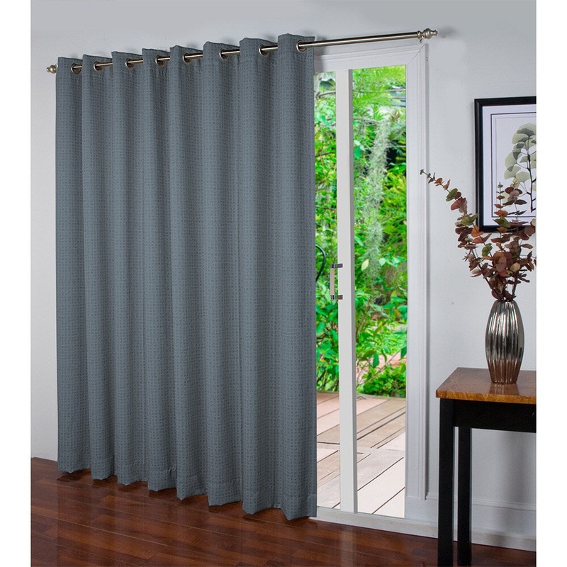 Spanish Steps Black-Out Grommet Patio Curtain Panel