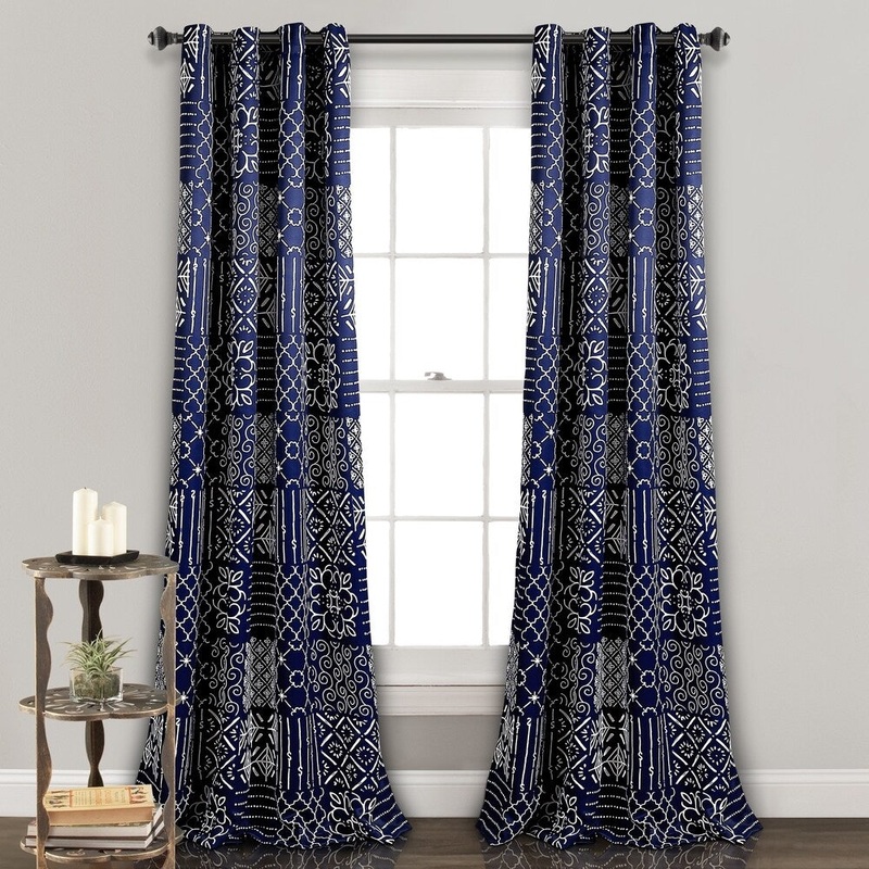 The Curated Nomad Sandia Room Darkening Window Curtain Panel Pair - 52"W x 84"L