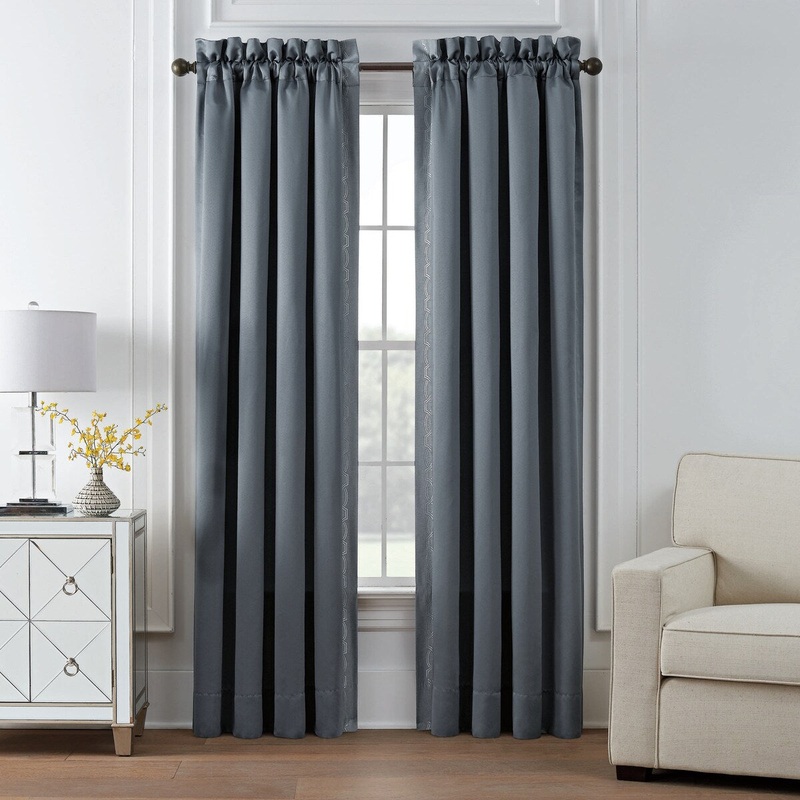 Waterford Trento Set of 2 Curtain Panels - 50x84