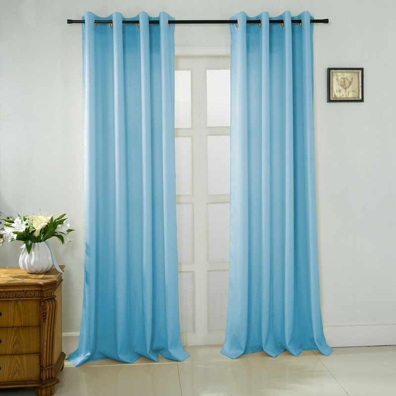 Bolton Textured Jacquard Grommet Curtain Panel - 54 x 84 in. - 54 x 84 in.