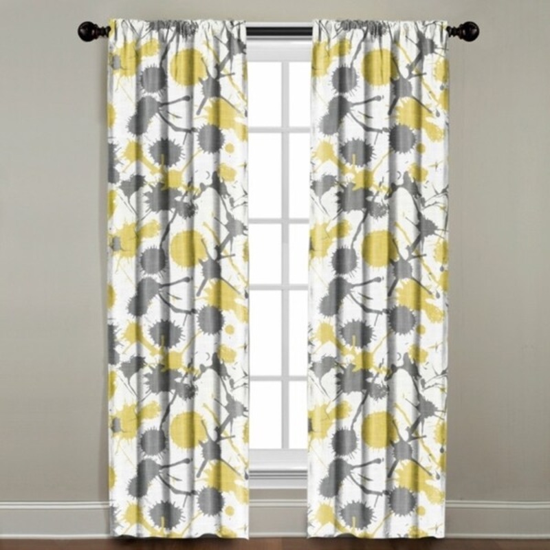 Paint Splatter Window Panel