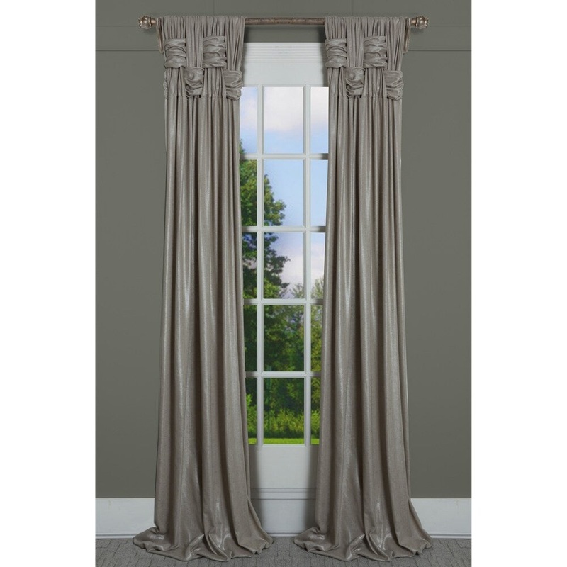 RT Dressings Chelsea Brook Beaches Shimmer Single Curtain Panel