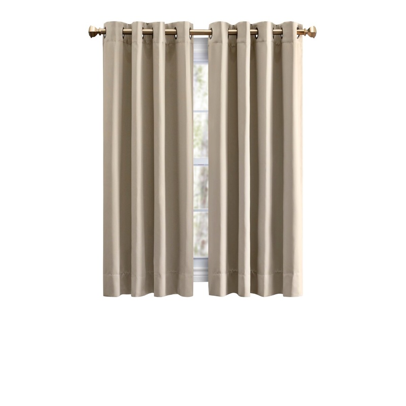 Ultimate Blackout 54-Inch Short Length Grommet Curtain Panel