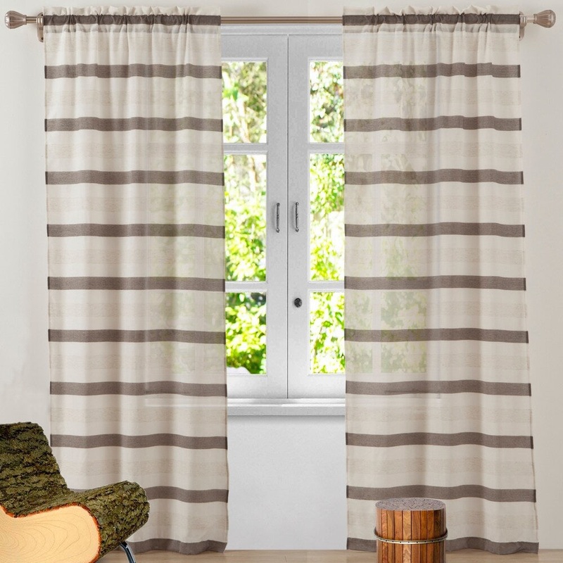 Akua Pole Top Window Curtain Panel Pair Set Of Two