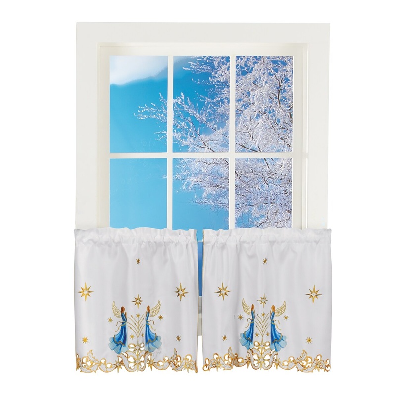 Angel Embroidered Curtains