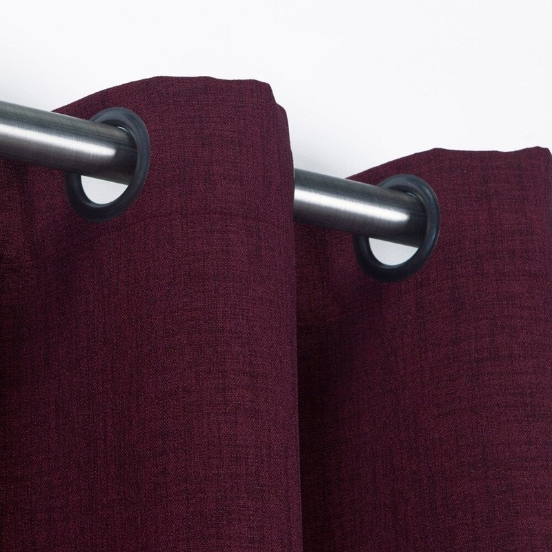 Solid Blackout Grommet Curtain Panel