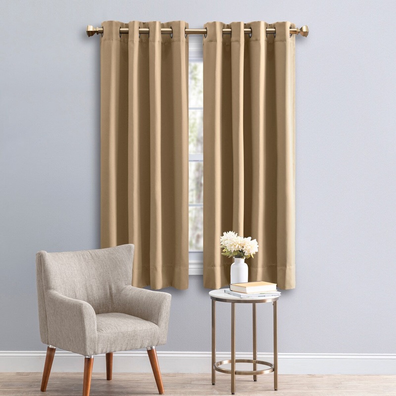 Ultimate Blackout 45-inch Short Length Grommet Curtain Panel