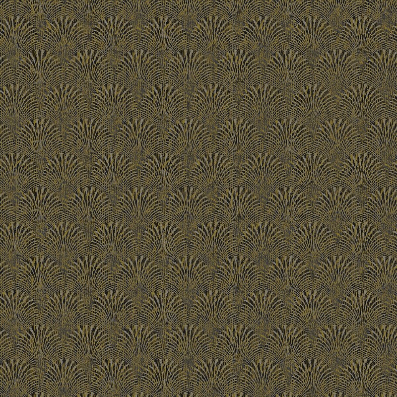 Galerie Wallcoverings Boutique Geometric Fan Non-woven Metallic Wallpaper Roll