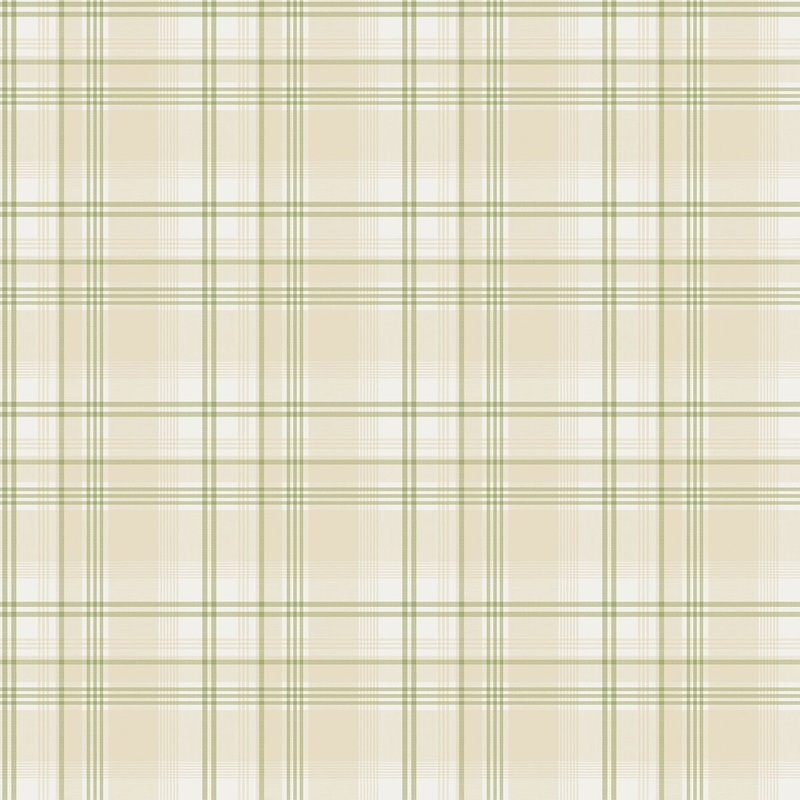 Galerie Wallcoverings Kitchen Recipes Traditional Plaid Design Vinyl on Non-woven Matte Wallpaper Roll