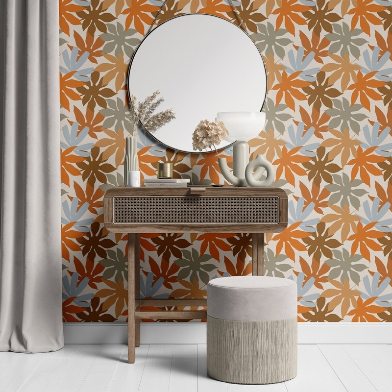Autumn Leaves Peel and Stick Wallpaper