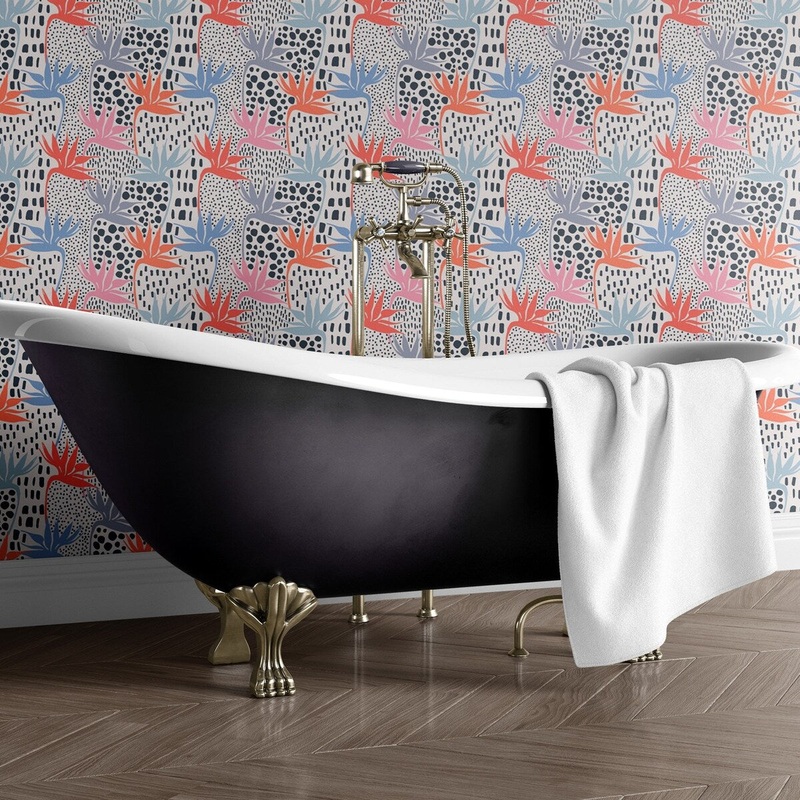 Dalmatian Print Pattern Peel and Stick Wallpaper
