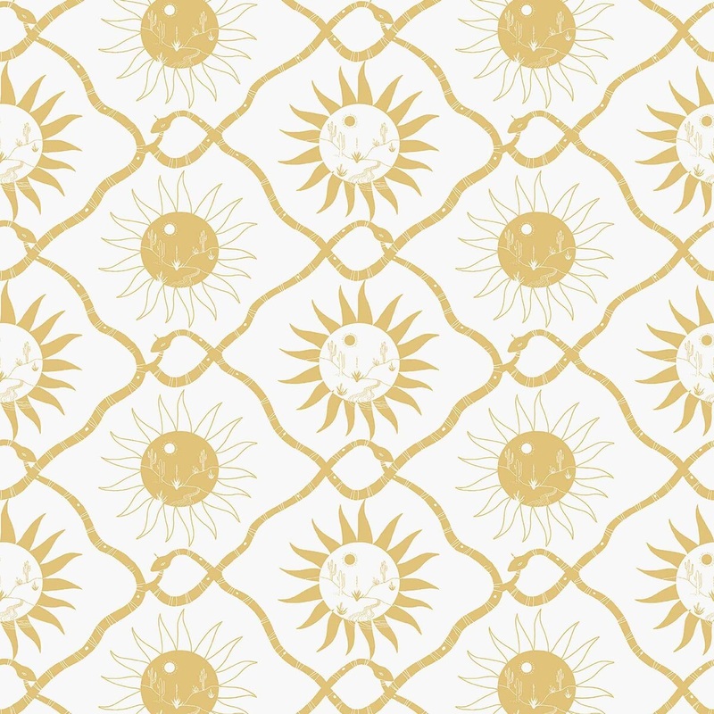 Elana Gabrielle Sol Buttercup Peel & Stick Wallpaper - 20.5 in. W x 18 ft. L
