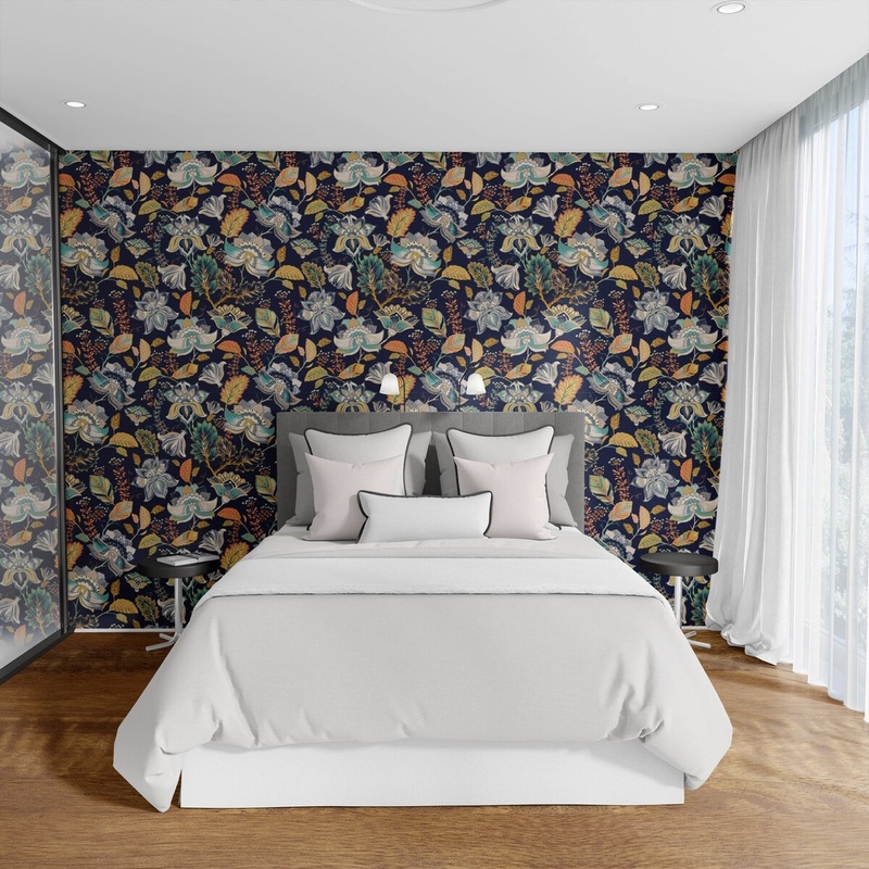 Flower Power Peel and Stick Wallpaper