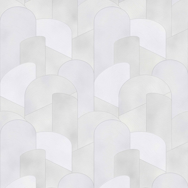 Galerie Wallcoverings Elle Decor 3D Embossed Graphic Design Non-Woven Glitter/Shimmer Wallpaper Roll - 33 feet x 21 inches