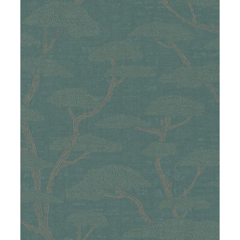 Galerie Wallcoverings Fusion Collection Chinoiserie Tree Motif Non-woven Matte Wallpaper Roll