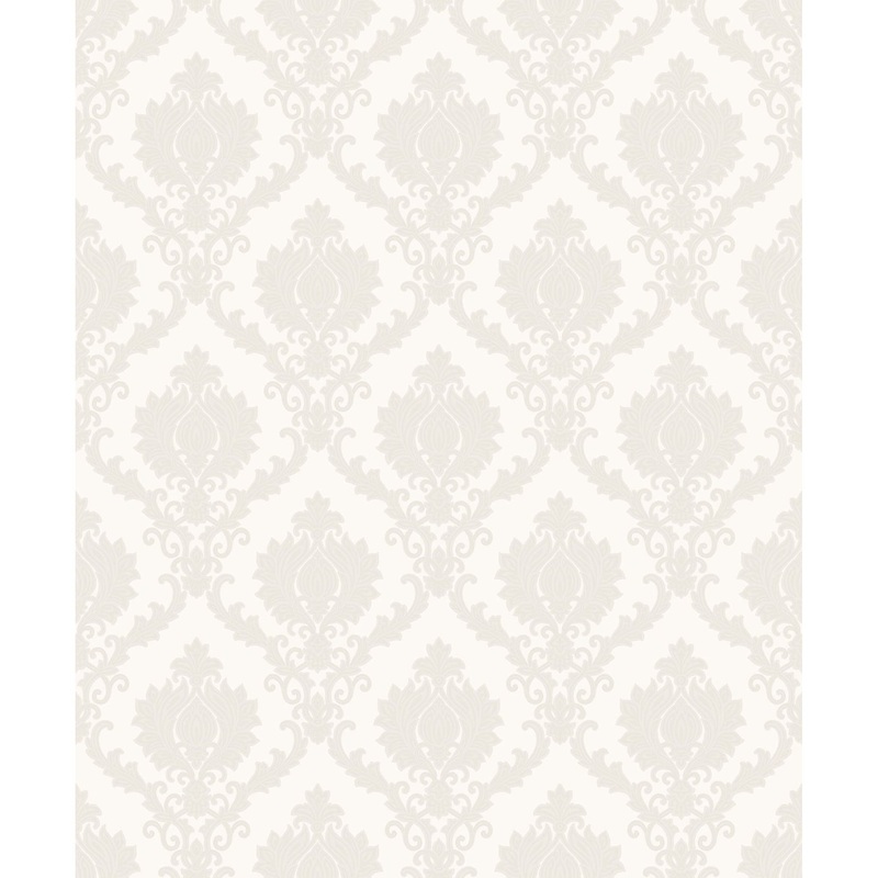 Galerie Wallcoverings Italian Classics 4 Collection Embossed Italian Damask Vinyl on Non-woven Matte Wallpaper Roll