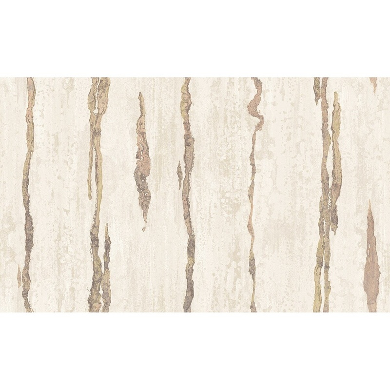 Galerie Wallcoverings Italian Design Collection Abstract Verticale Vinyl on Non-woven Metallic Wallpaper Roll Double Width