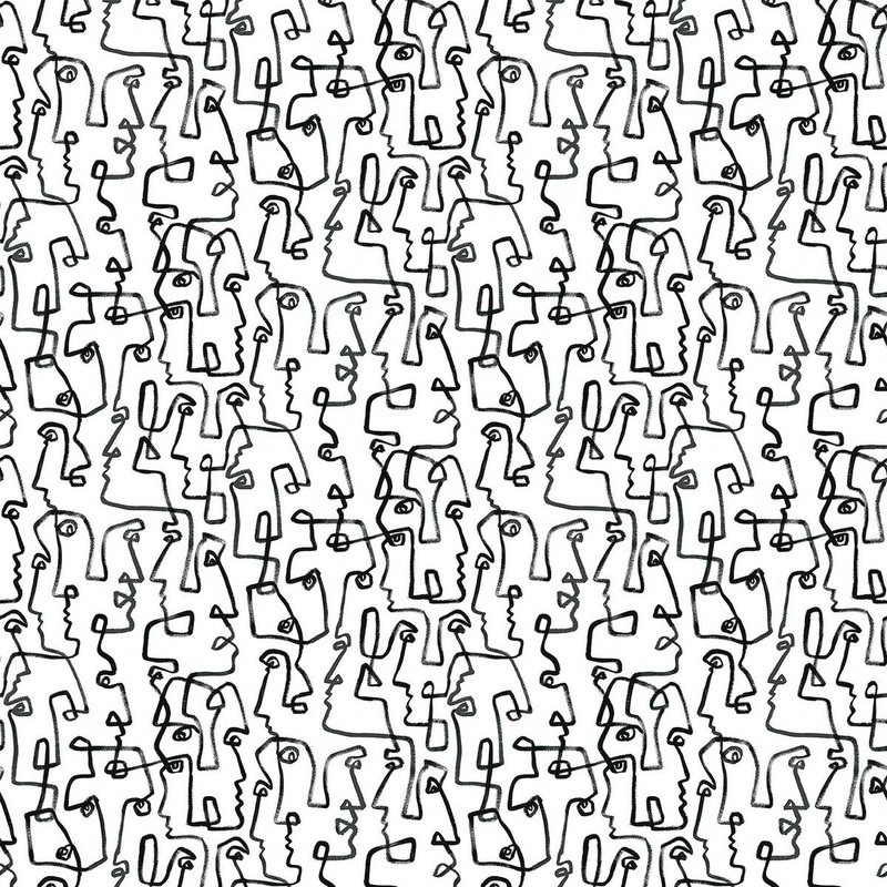 Surface Style Gestures Ink Peel & Stick Wallpaper - 20.5 in. W x 18 ft. L