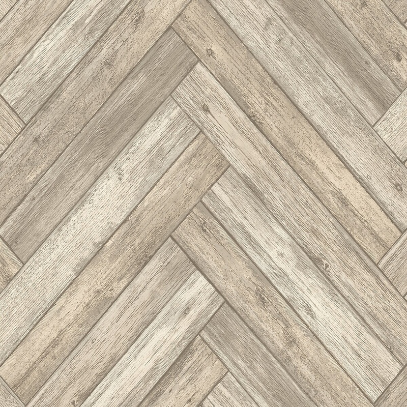 Surface Style Herringbone Wood Birch Peel & Stick Wallpaper. - 20.5 in. W x 18 ft. L