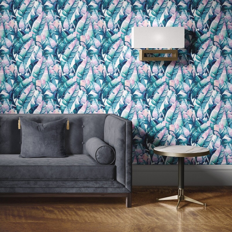 Banana Leaves Peel and Stick Wallpaper