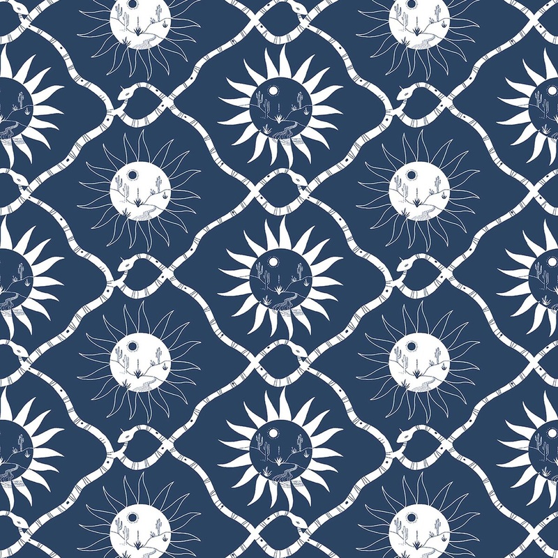 Elana Gabrielle Sol Baltic Azure Peel & Stick Wallpaper - 20.5 in. W x 18 ft. L