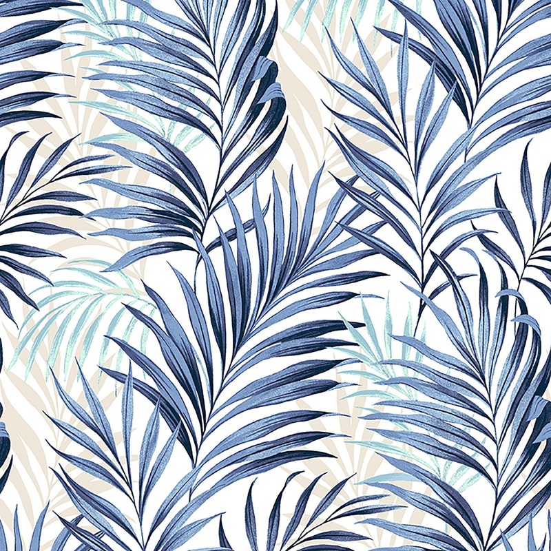 Tommy Bahama Tranquillo Azure Peel & Stick Wallpaper - 20.5 in. W x 18 ft. L