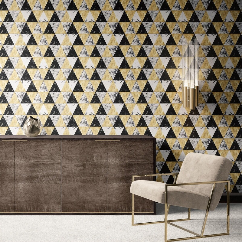 Triangles Peel and Stick Wallpaper