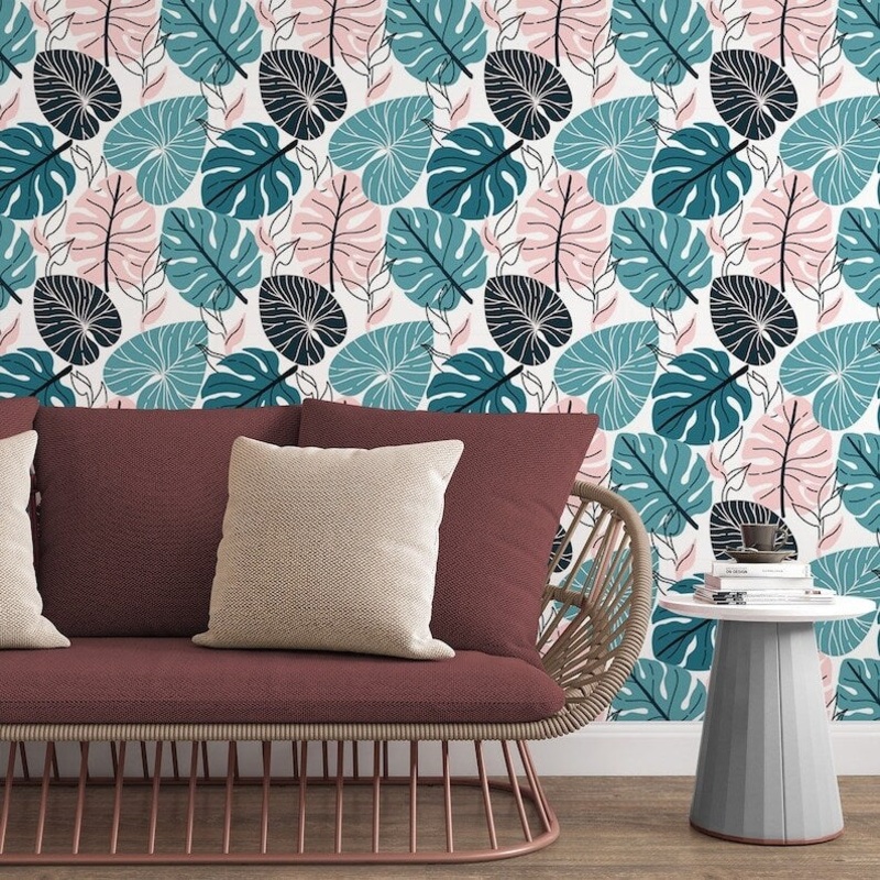 Banana Leaf Removable Wallpaper