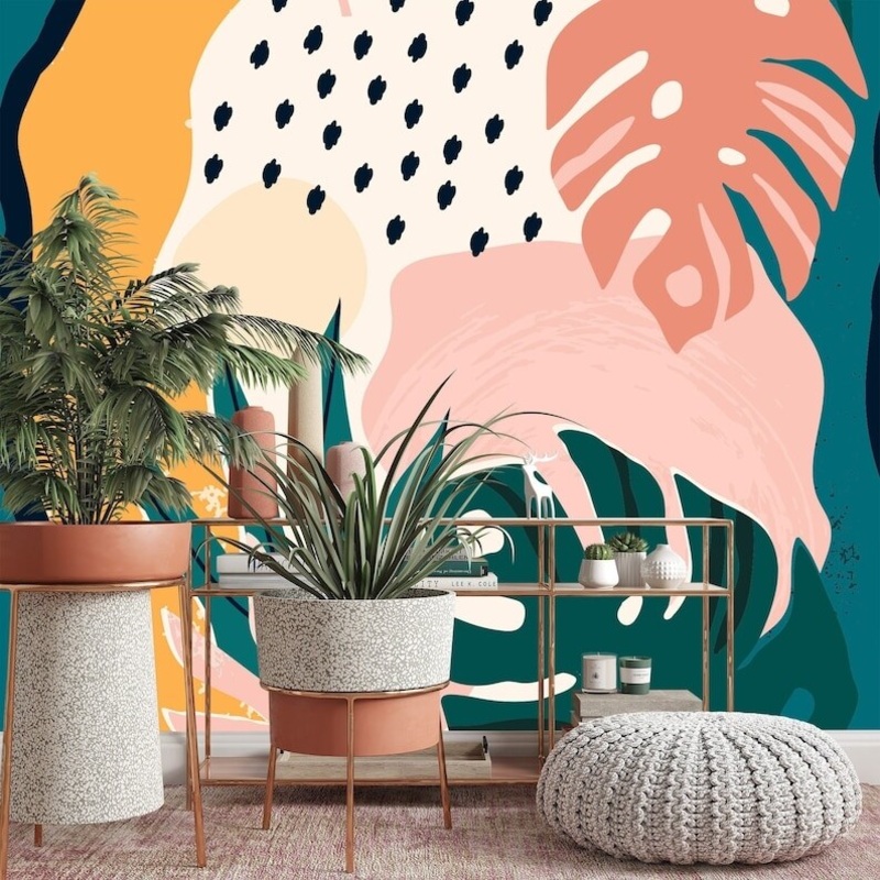 Banana Leaves Removable Wallpaper