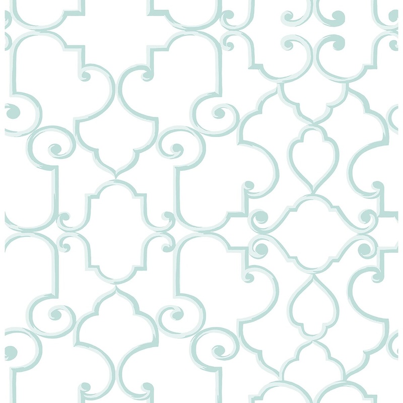 Bezos Trellis Wallpaper 20.5 in x 33 ft = About 56.4 square feet