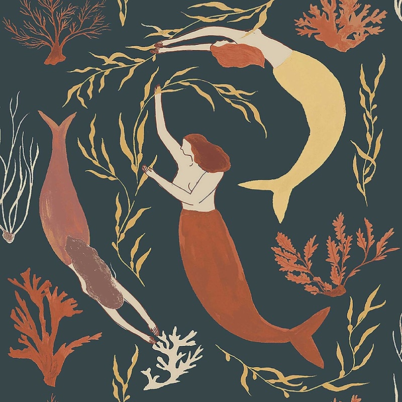 Elana Gabrielle Muses Baltic Peel & Stick Wallpaper - 20.5 in. W x 18 ft. L