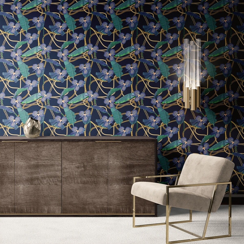 Flower Chains Peel and Stick Wallpaper