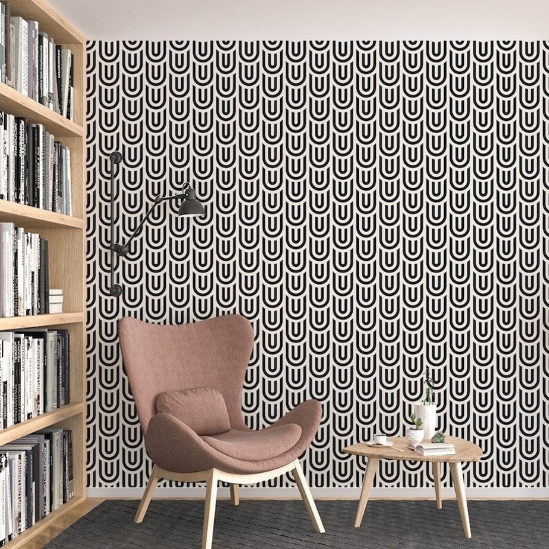 Slope Pattern Removable Wallpaper