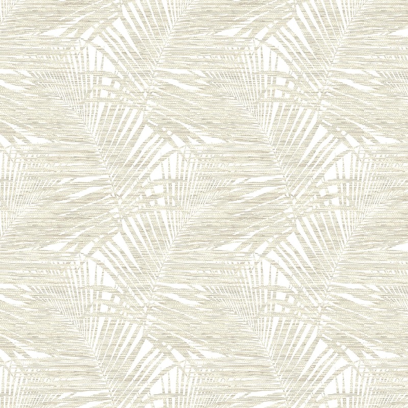 Tommy Bahama Shadow Palms Coconut Peel & Stick Wallpaper - 20.5 in. W x 18 ft. L