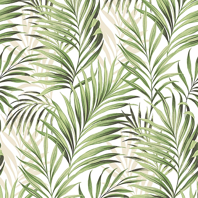 Tommy Bahama Tranquillo Aloe Peel & Stick Wallpaper - 20.5 in. W x 18 ft. L