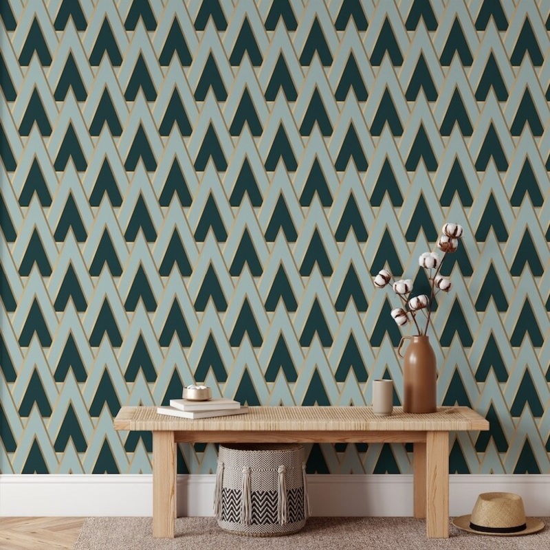 Triangle Pattern Removable Wallpaper