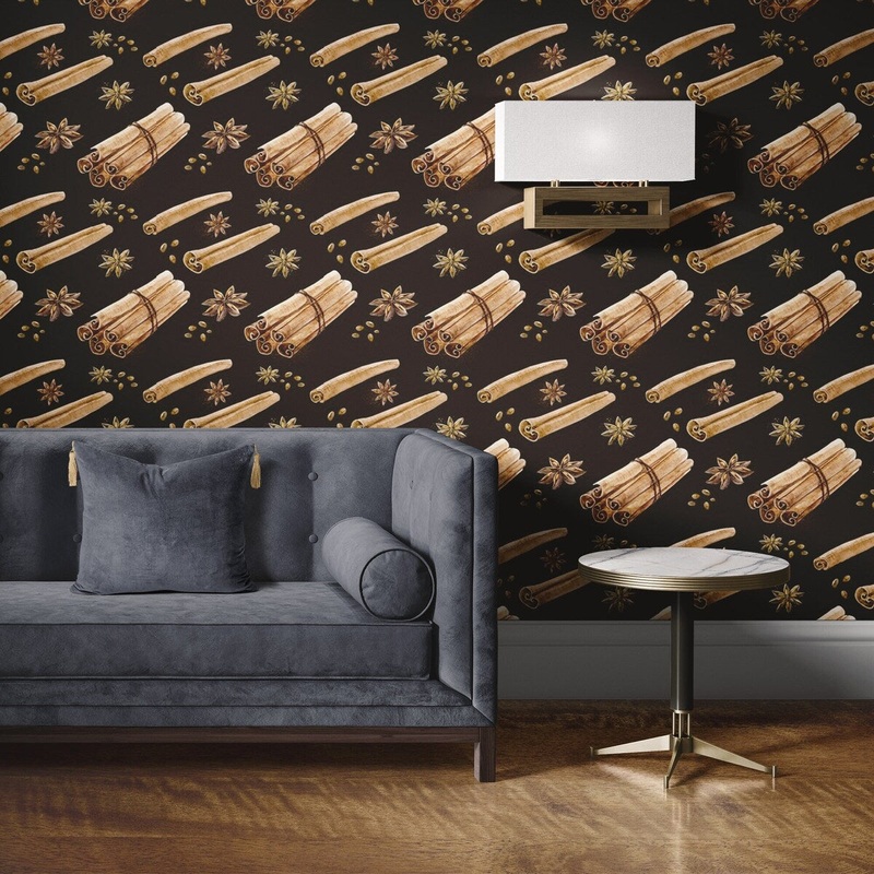 Cinnamon Sticks Peel and Stick Wallpaper