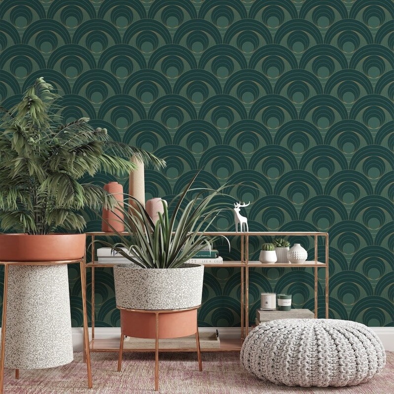 Circle Pattern Removable Wallpaper