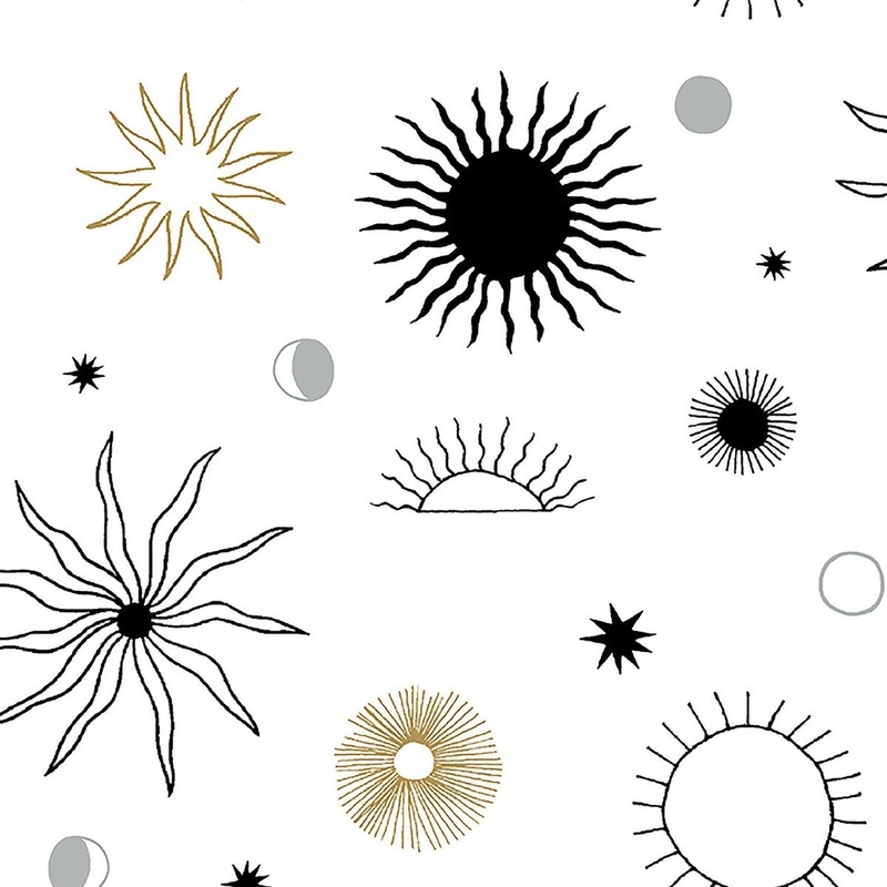 Elana Gabrielle Sun Phases Tuxedo Peel & Stick Wallpaper - 20.5 in. W x 18 ft. L