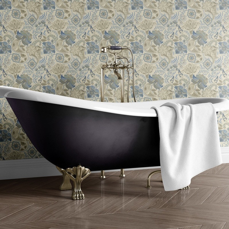 Exotic Flowers Peel and Stick Wallpape