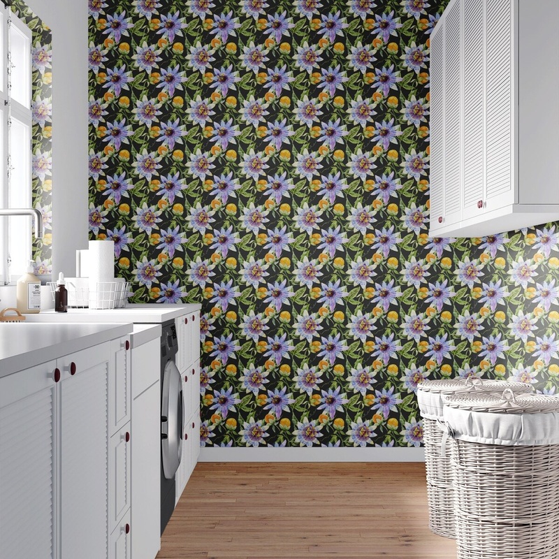Flower Blooms Peel and Stick Wallpaper