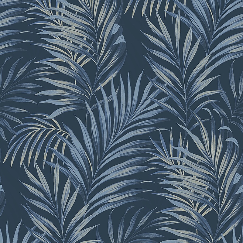Tommy Bahama Tranquillo Indigo Peel & Stick Wallpaper - 20.5 in. W x 18 ft. L