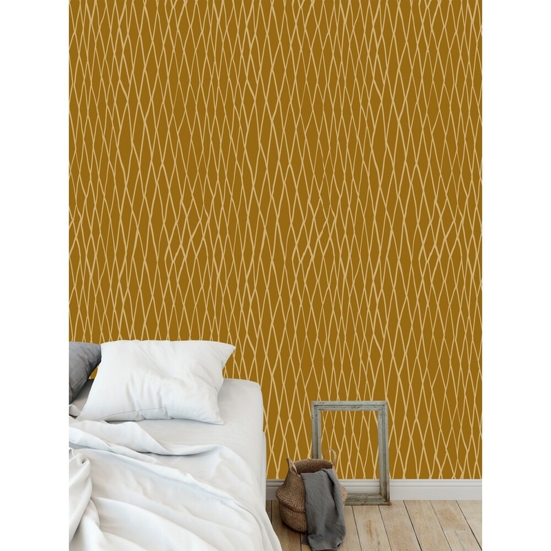 CHAIN LINK GOLD Wallpaper By Kavka Designs - 24X48