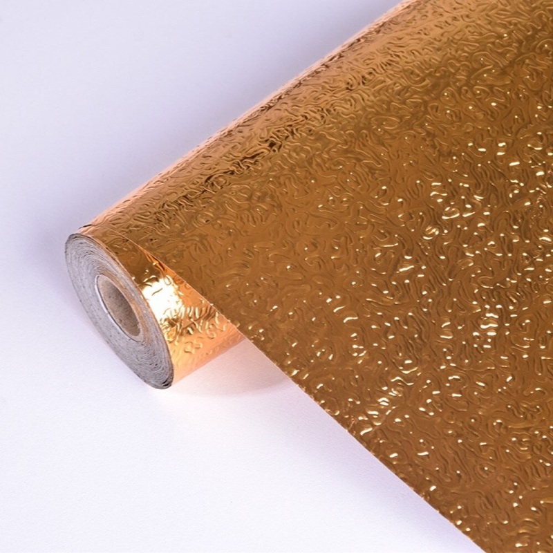 DCP Kitchen Backsplash sticker 15.7"*118" orange peel(gold