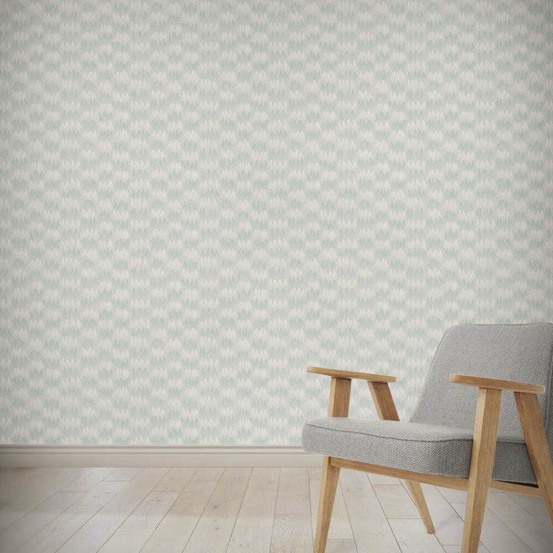 FRILL GREEN Wallpaper By Kavka Designs - 24X48