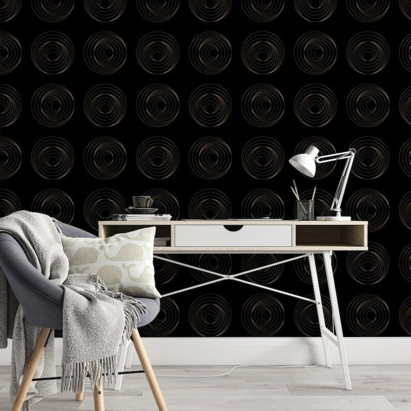 Spiral Pattern Removable Wallpaper