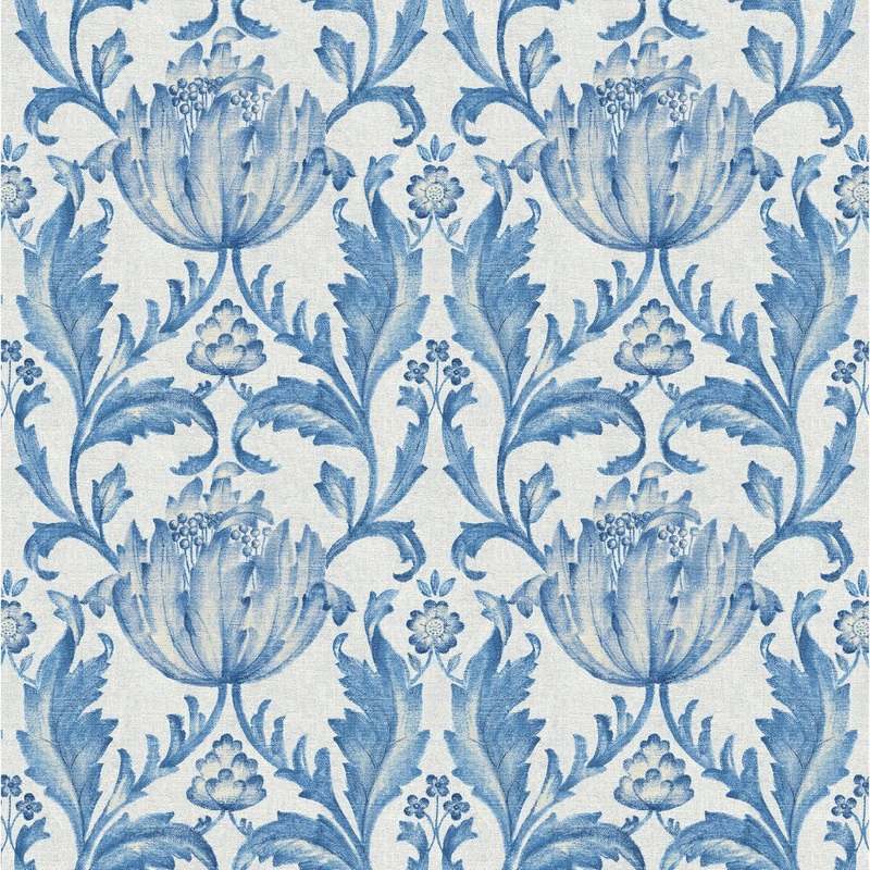 Surface Style Charmed Beauty Cornflower Peel and Stick Wallpaper - 20.5 in. W x 18 ft. L