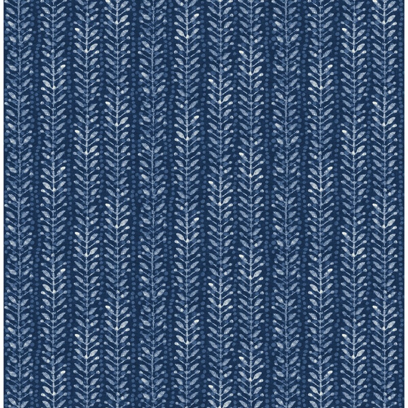 Surface Style Kumo Branch Indigo Peel and Stick Wallpaper - 20.5 in. W x 18 ft. L